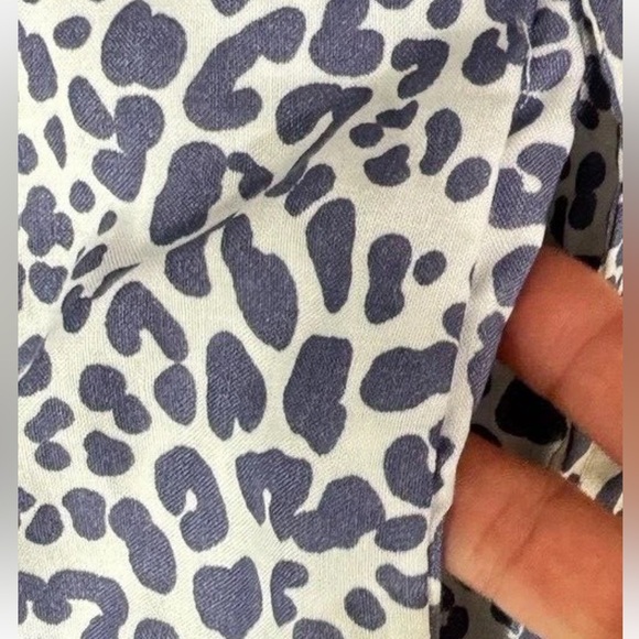 Japna Jumpsuit Leopard Print Patterned Wide Leg Tent Spaghetti Strap V Neck - Picture 2 of 4